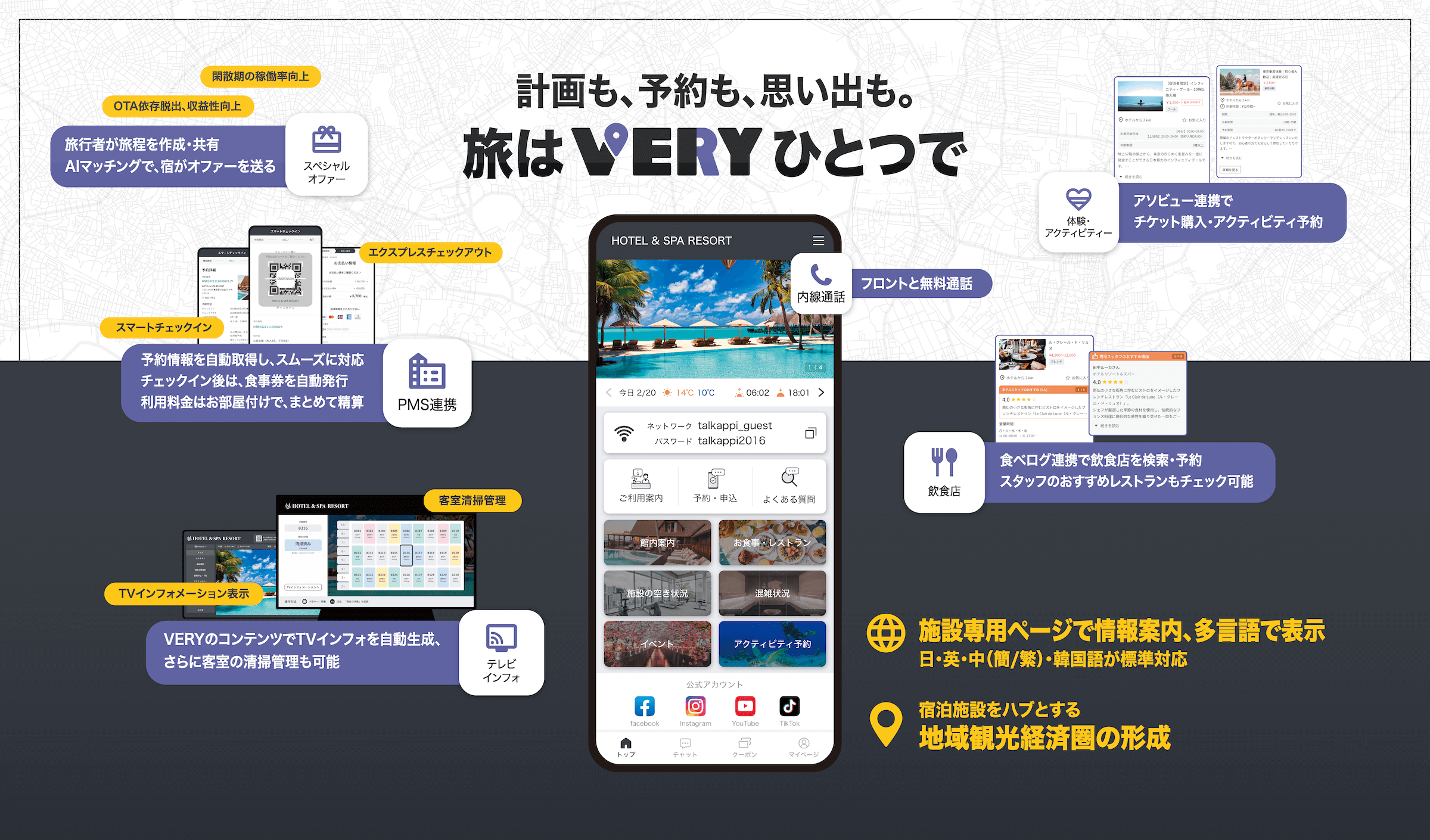旅行アプリ「VERY」　〜計画も、予約も、思い出も。旅はVERYひとつで。
